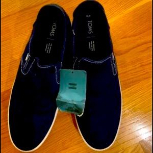 New with Tags Mens TOMS Baja Slip On Sneakers size 12